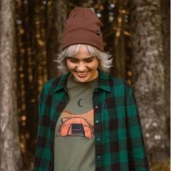 United By Blue Recycled Polyester Beanie • Tortoise (Brown) OSFM • NWT - Picture 3 of 9